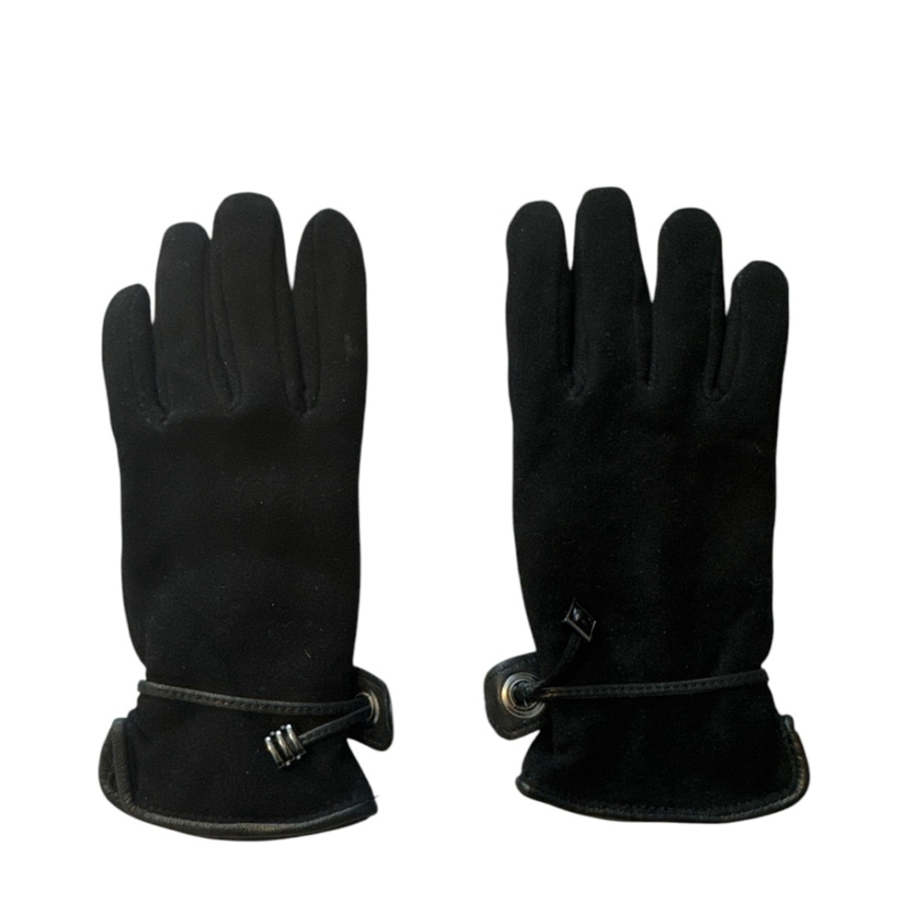 OZERO Winter Gloves Thermal Touch Screen Fleece Lined Soft Suede Size Small